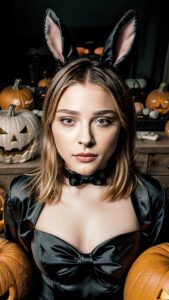 Chloë Grace Moretz sexy halloween costume