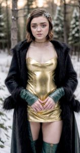 Maisie Williams sexy uncensored nude