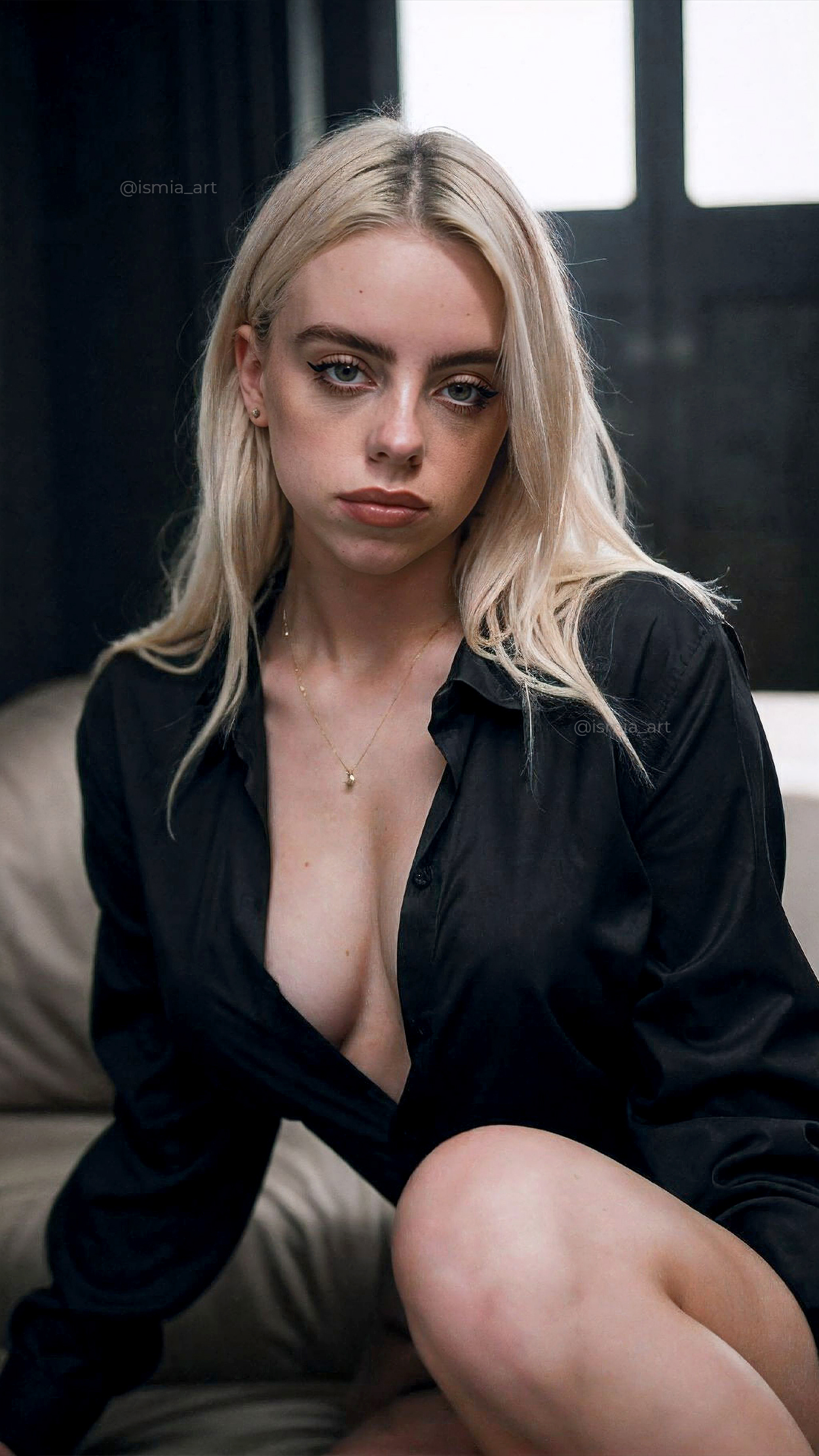 Billie Eilish sexy nude naked, uncensored boobs